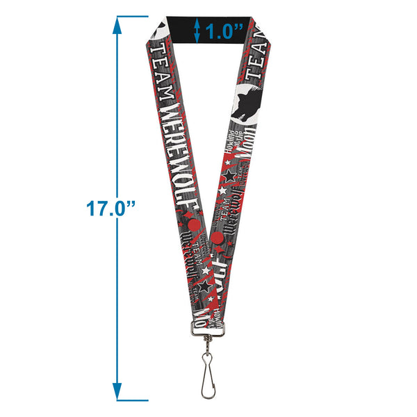 Buckle Down Lanyard - 1.0" - Team Werewolf