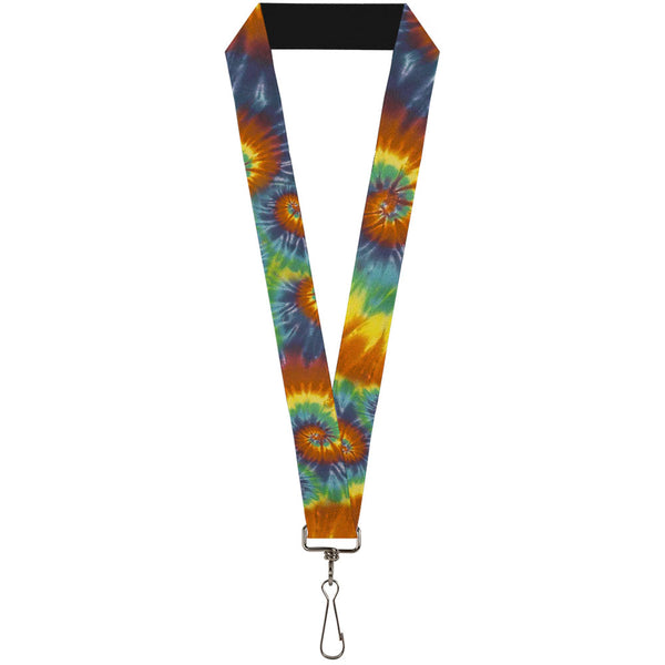 buckle down Lanyard - 1.0" - Tie Dye Swirl Multi Color