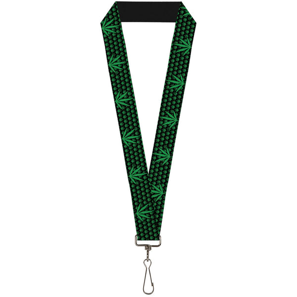 buckle down Buckle-Down Lanyard - Marijuana Garden Black/Green buckle down Buckle-Down Lanyard - Marijuana Garden Black/Green