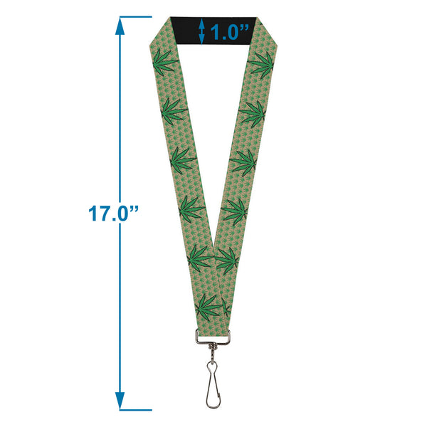 Buckle Down Buckle-Down Lanyard - Marijuana Garden Tan/Green