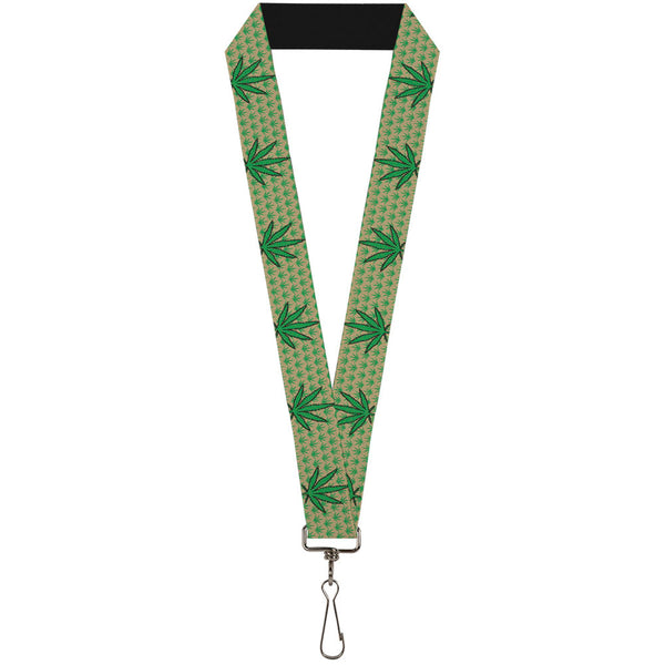 buckle down Buckle-Down Lanyard - Marijuana Garden Tan/Green