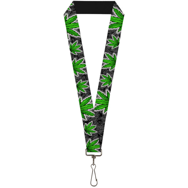 buckle down Buckle-Down Lanyard - Marijuana Haze Black