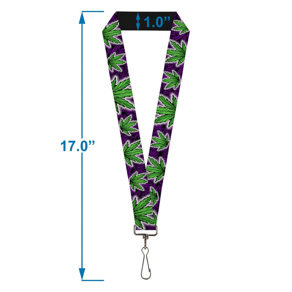 Buckle Down Buckle-Down Lanyard - Marijuana Haze Purple