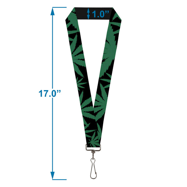 Buckle Down Buckle-Down Lanyard - Marijuana Leaf Close-Up