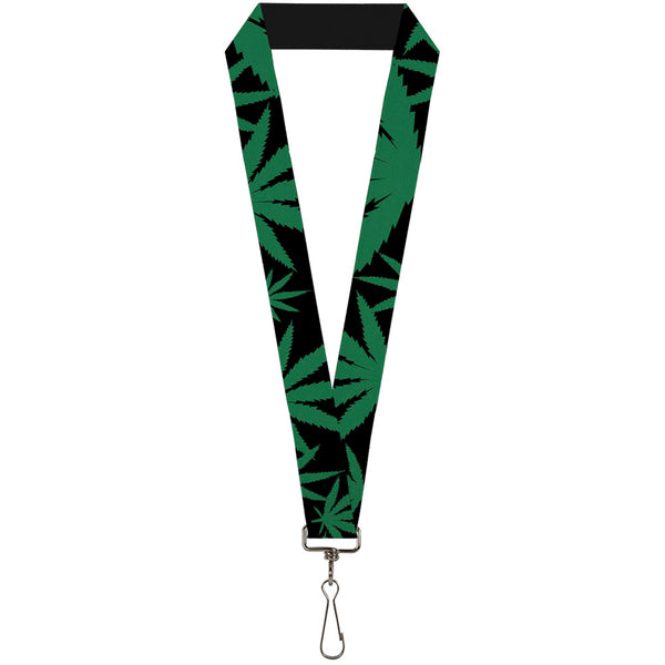 buckle down Buckle-Down Lanyard - Marijuana Leaf Close-Up