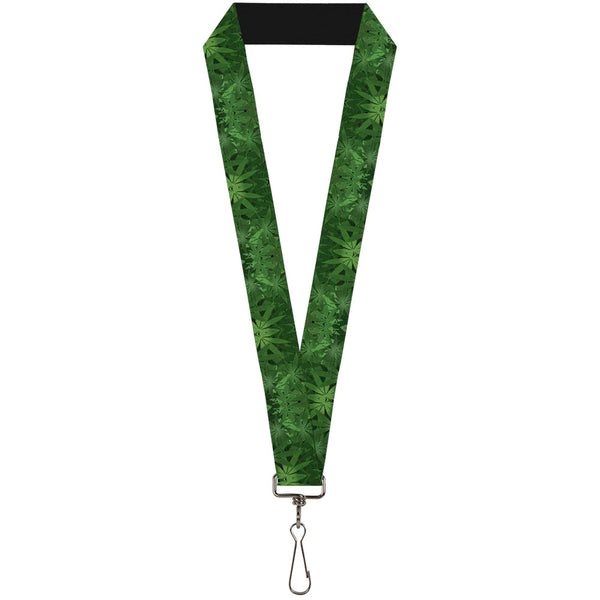 buckle down Buckle-Down Lanyard - Marijuana Leaves Stacked