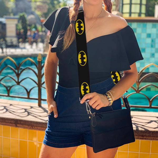 Buckle Down Purse Strap - Batman Shield Black Yellow