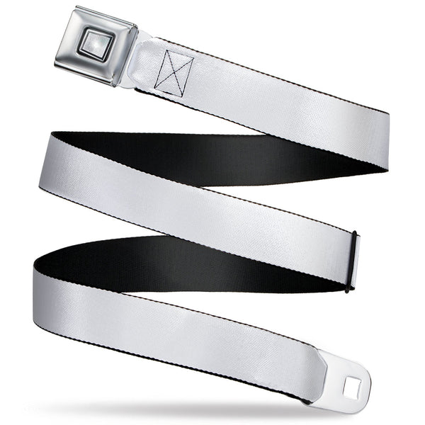 buckle down Starburst Seatbelt Belt - White Webbing