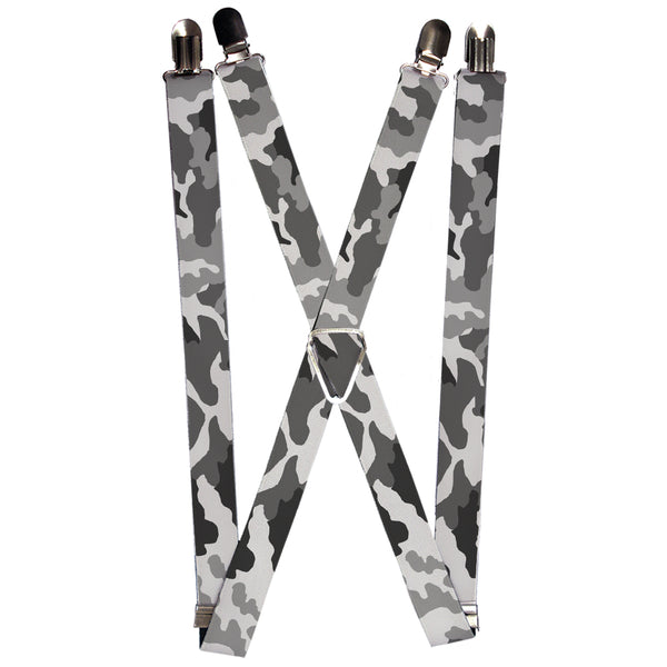 buckle down Suspenders - 1.0" - Camo White