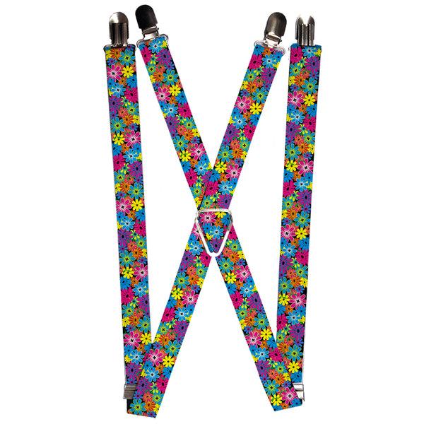 buckle down Suspenders - 1.0" - Flower Blossom