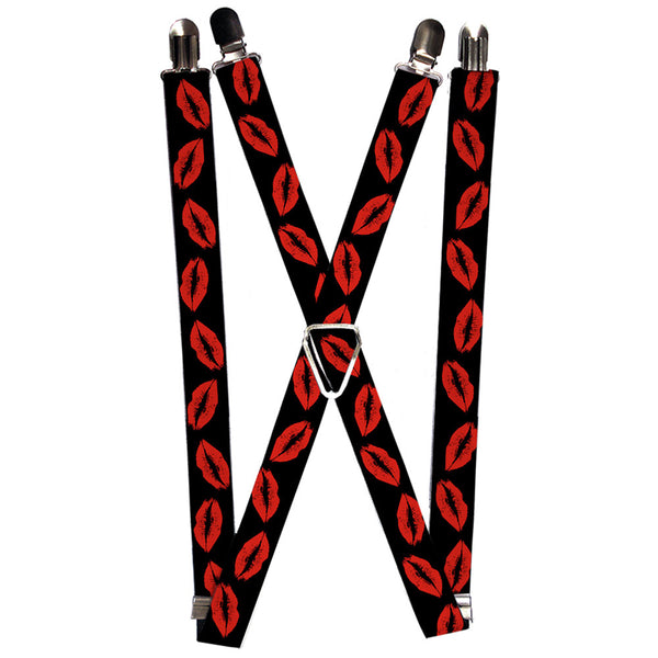 buckle down Suspenders - 1.0" - Kisses
