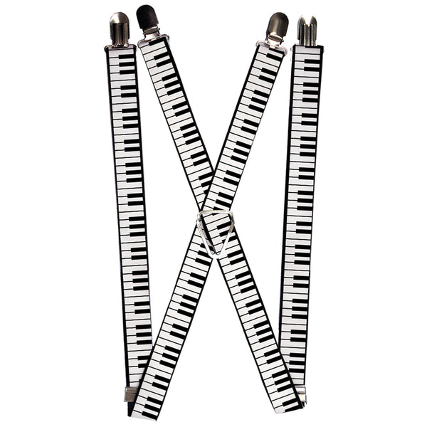 buckle down Suspenders - 1.0" - Piano Keys
