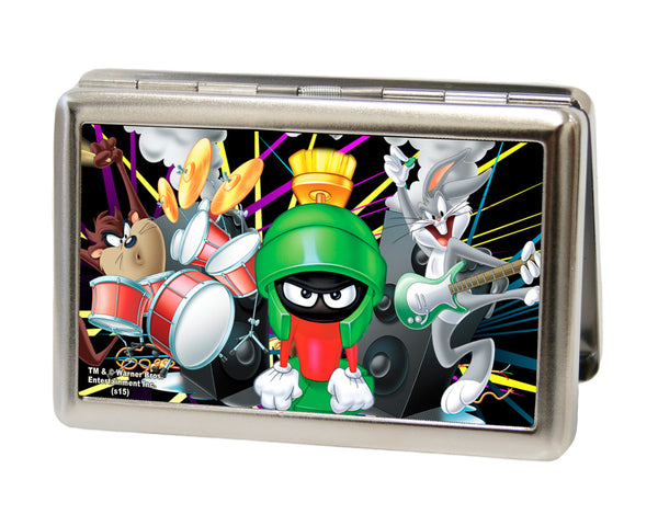 buckle down Business Card Holder - LARGE - Looney Tunes Band Taz Martian Bugs FCG