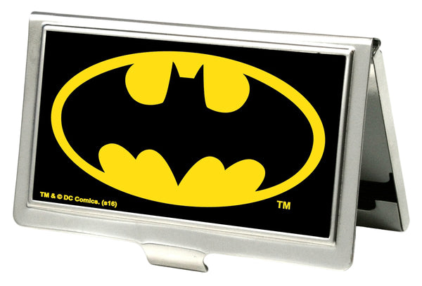 buckle down Business Card Holder - SMALL - Batman FCG Black Yellow