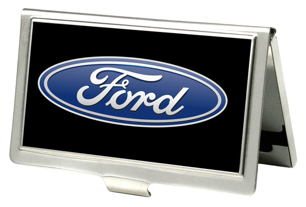 buckle down Business Card Holder - SMALL - Ford Oval Logo CENTERED FCG Black