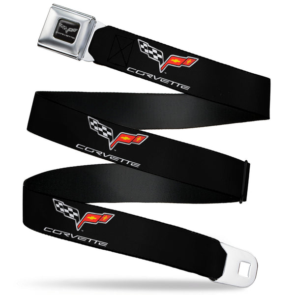 buckle down C6 Seatbelt Belt - C6 Logo REPEAT Webbing