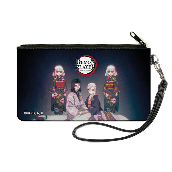 buckle down Canvas Zipper Wallet - SMALL - Demon Slayer Ubuyashiki Parents and Two Daughters Family Pose