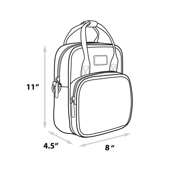 Buckle Down DC Comics Bag Crossbody Superman Return To Action Comics Cover Pose And Scenes Vegan Leather