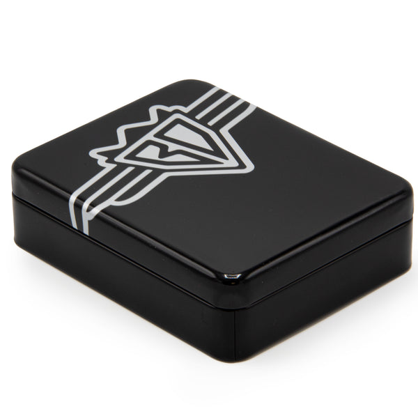 buckle down Display Box - Wallet Tin with Tray - Buckle-Down BD Wings Logo Black/Gray