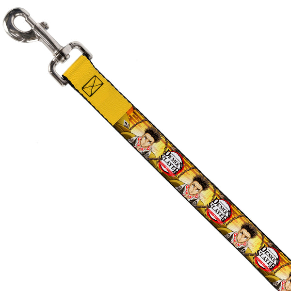 Buckle Down Dog Leash - DEMON SLAYER Gyomei Himejima Chain Pose And Title Logo