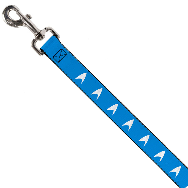 Buckle Down Dog Leash - Star Trek Starfleet Insignia Blue/White