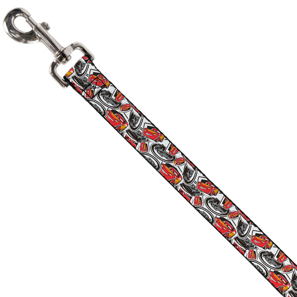 Buckle Down Dog Leash - WINNIE THE POOH And Friends Poses And Title Logos Light Yellow