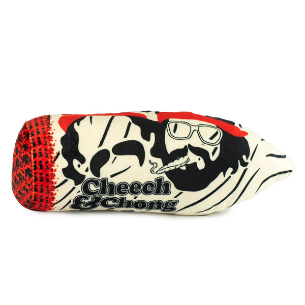 buckle down Dog Toy Squeaker Plush - CHEECH & CHONG Faces Joint