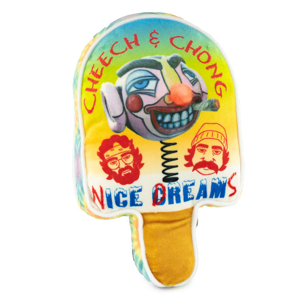 Buckle Down Dog Toy Squeaker Plush - CHEECH & CHONG NICE DREAMS Popsicle