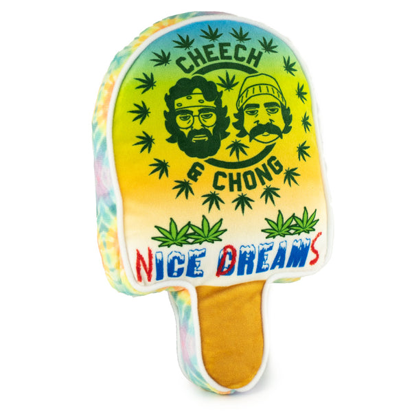 buckle down Dog Toy Squeaker Plush - CHEECH & CHONG NICE DREAMS Popsicle