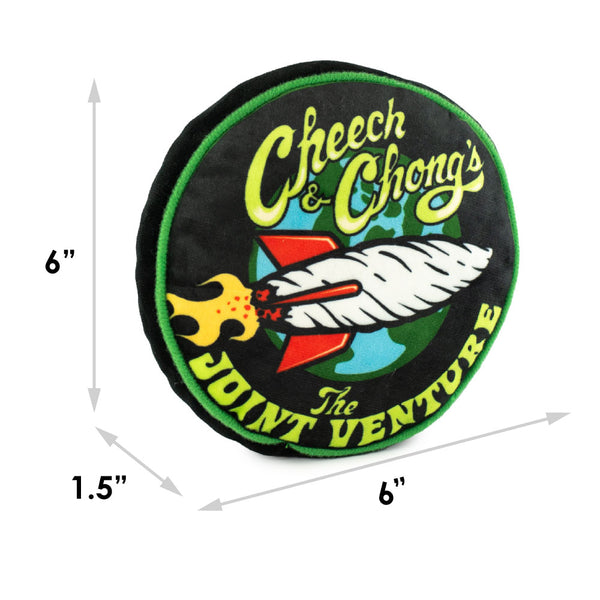 Buckle Down Dog Toy Squeaker Plush - CHEECH & CHONG THE JOINT VENTURE Round