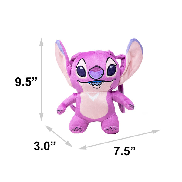 Buckle Down Dog Toy Squeaker Plush - Lilo And Stitch Angel Smiling Full Body Standing Pose