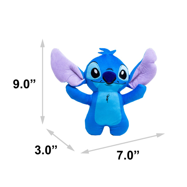 Buckle Down Dog Toy Squeaker Plush - Lilo And Stitch Stitch Arms Up Full Body Standing Pose