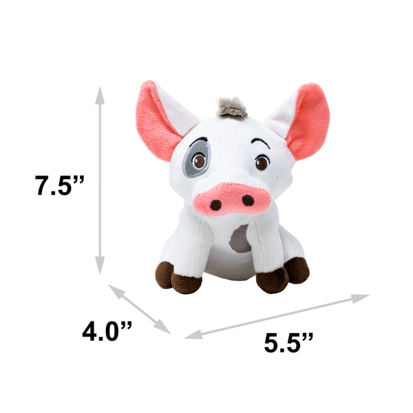 Buckle Down Dog Toy Squeaker Plush - Moana Pua Full Body Sitting Pose