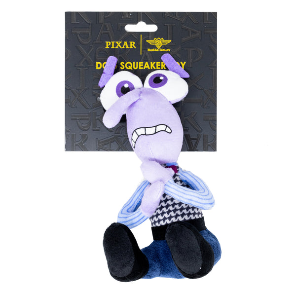 Buckle Down Dog Toy Squeaker Plush - Pixar Inside Out Fear Full Body Pose