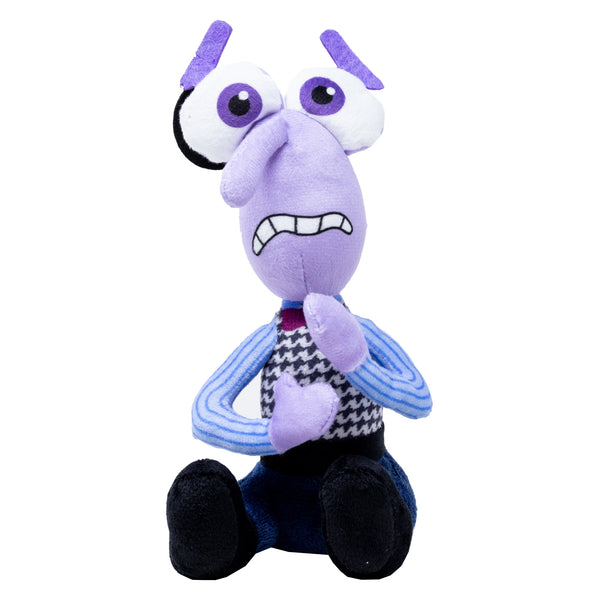 buckle down Dog Toy Squeaker Plush - Pixar Inside Out Fear Full Body Pose