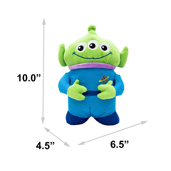 Buckle Down Dog Toy Squeaker Plush - Pixar Toy Story Alien Full Body Pose