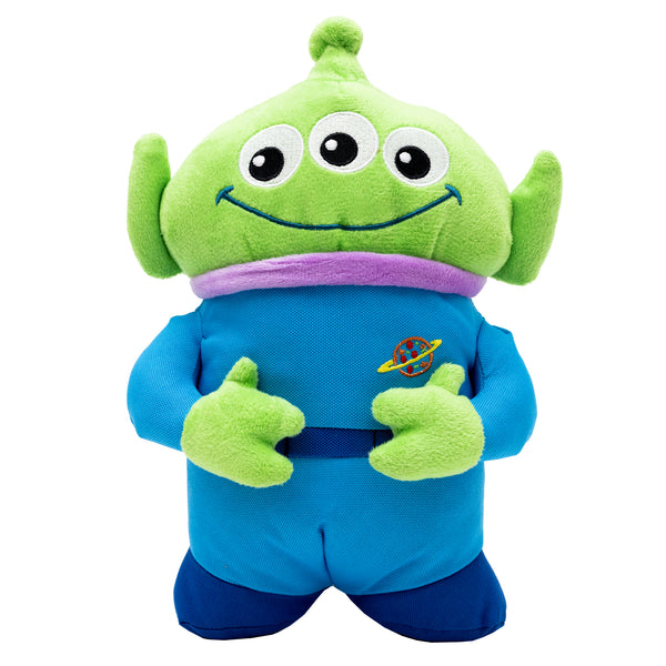 buckle down Dog Toy Squeaker Plush - Pixar Toy Story Alien Full Body Pose