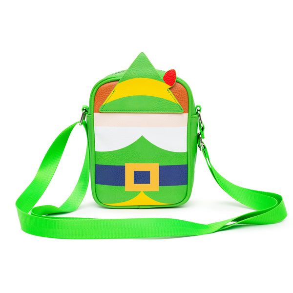 Buckle Down Elf Bag Cross Body Buddy The Elf Character Bound Green Vegan Leather