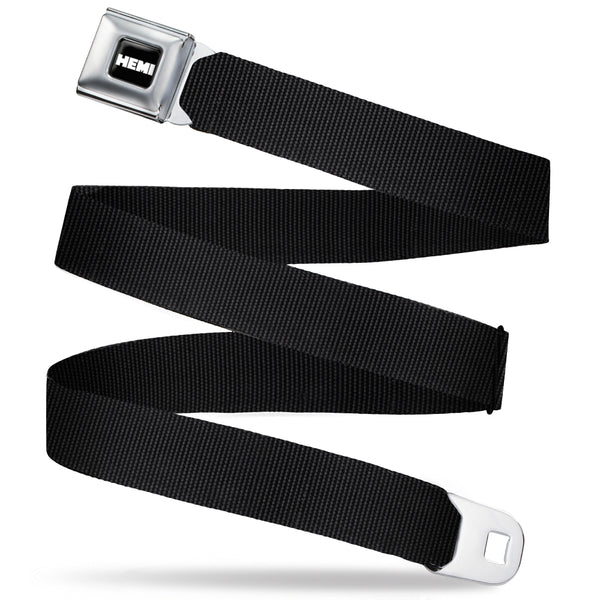 buckle down HEMI Bold Full Color Black/White - Seatbelt Belt - Black Webbing