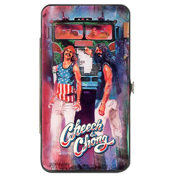 buckle down Hinged Wallet - Cheech & Chong Standing Truck Poses Watercolor