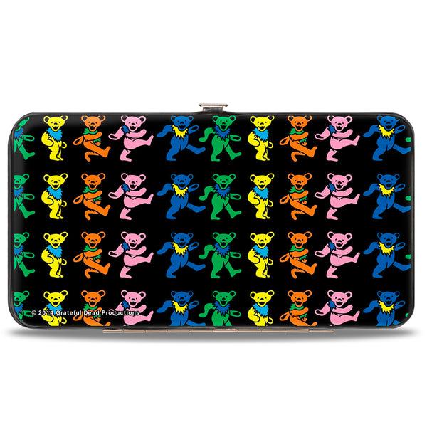 Buckle Down Hinged Wallet - Dancing Bears Black Multi Color