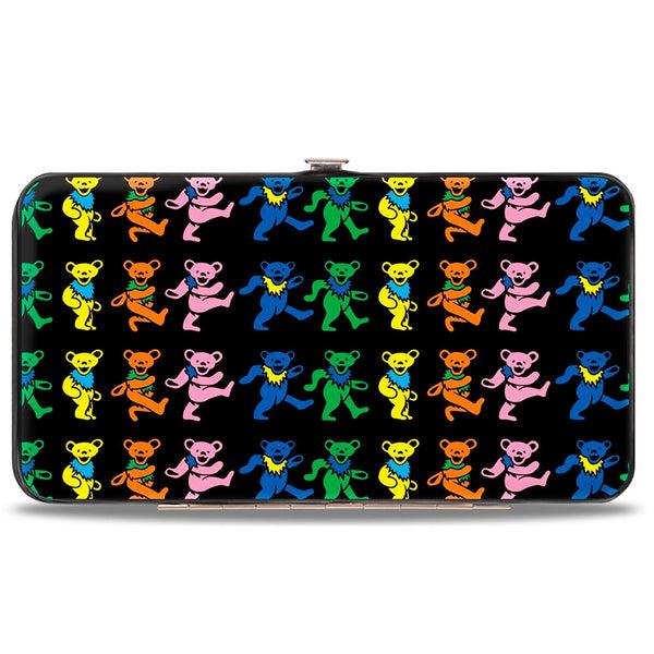 buckle down Hinged Wallet - Dancing Bears Black Multi Color