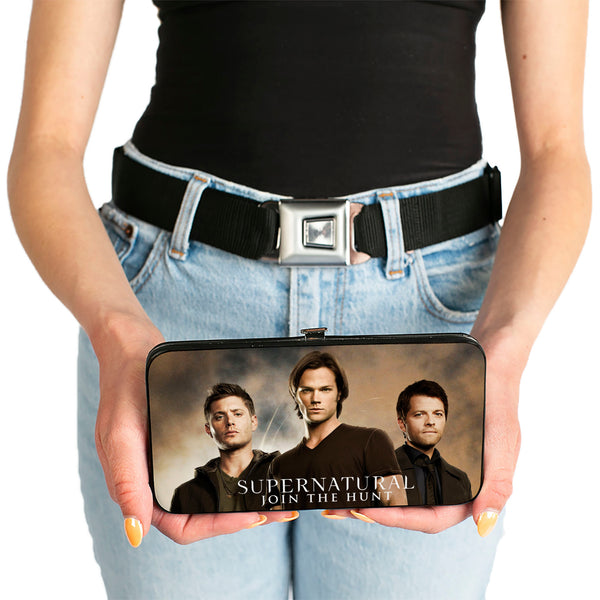 Buckle Down Hinged Wallet - Dean Sam & Castiel Group + NOTHING IN OUR LIVES IS SIMPLE-SUPERNATURAL