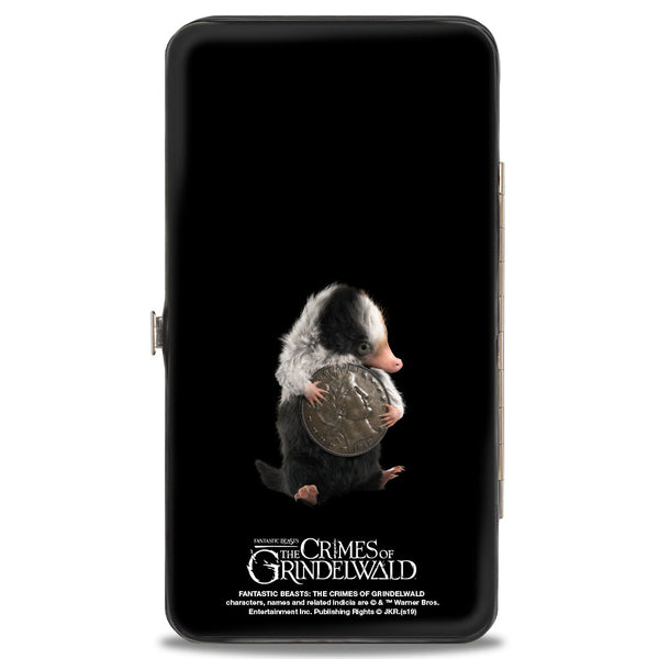 Buckle Down Hinged Wallet - Fantastic Beasts The Crimes Of Grindelwald Baby Niffler's Stacked + Baby Niffler Coin Pose