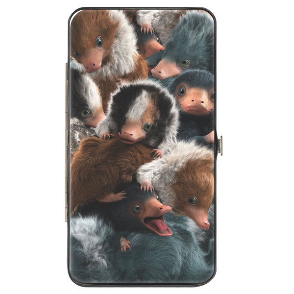 buckle down Hinged Wallet - Fantastic Beasts The Crimes of Grindelwald Baby Niffler's Stacked + Baby Niffler Coin Pose