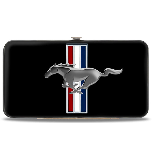 Buckle Down Hinged Wallet - Ford Mustang W Bars Logo CENTERED