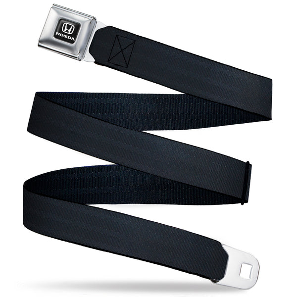 buckle down Honda Seatbelt Belt - Reclaimed Black Panel Webbing