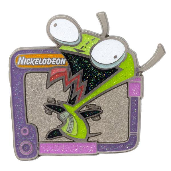 Buckle Down Invader Zim Blind Box Glitter Enamel Pin Series - Mystery Character Zim GIR Piggy Dib Or Gaz