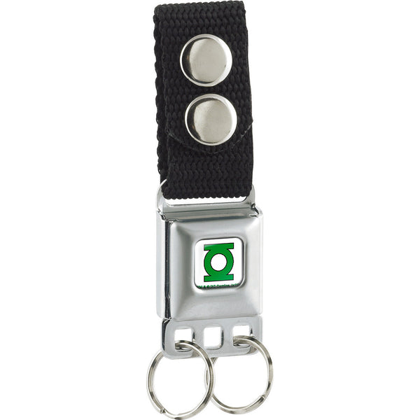 buckle down Keychain - Green Lantern Logo CLOSE-UP Full Color White Green