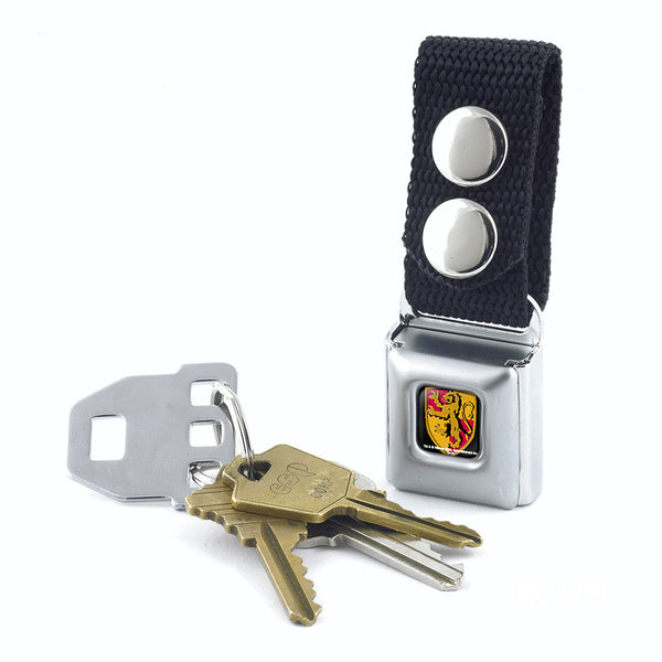 Buckle Down Keychain - Gryffindor Crest CLOSE-UP Full Color
